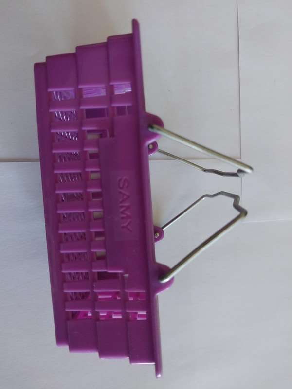 Miniature Shopping Basket, Purple, Size 110mm x 70mm x 40mm, See Photo's For More Info