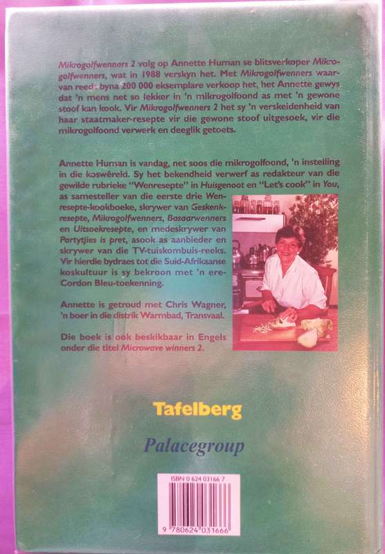 Mikrogolfwenners 2, Anette Human, 200 Bl, A4, Hardeband