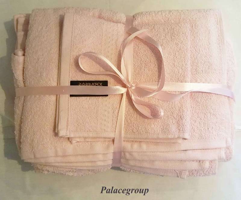 3pc Bath Towel Set, Zorbatex, Pink, 100% Cotton, Made In South Africa, See Photo's For More Info