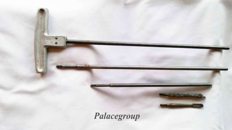 1 x Rifle Cleaning Rod Kit, 3 X Rods (6.3mm x 77cm) With Green Pouch,  See Below