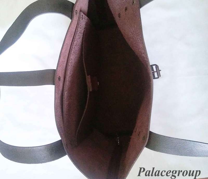 1 x Genuine Leather Handbag, Hand Crafted, Sizes - 39cm Wide - 28cm High And 13cm, See Below