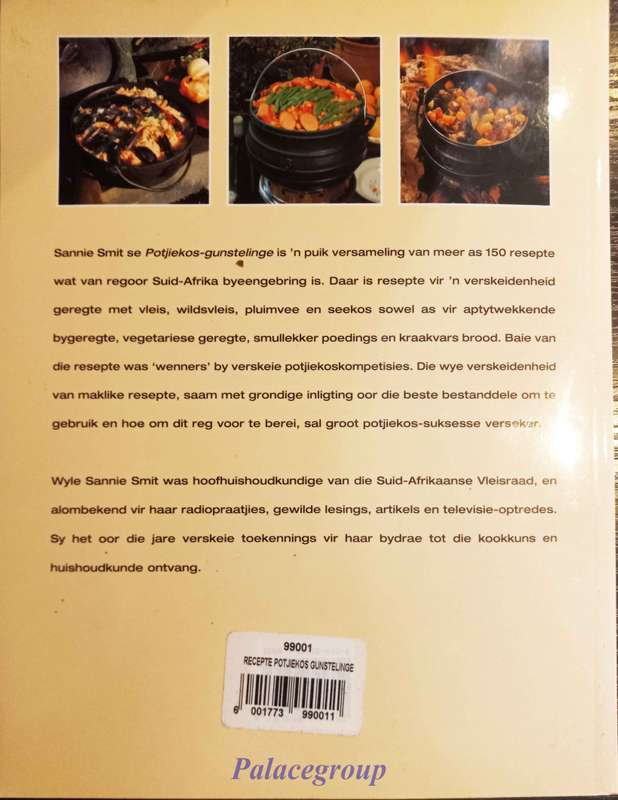 Potjiekosgunstelinge, Sannie Smit, +150 Resepte, 96 Bl, +A4, Sagteband