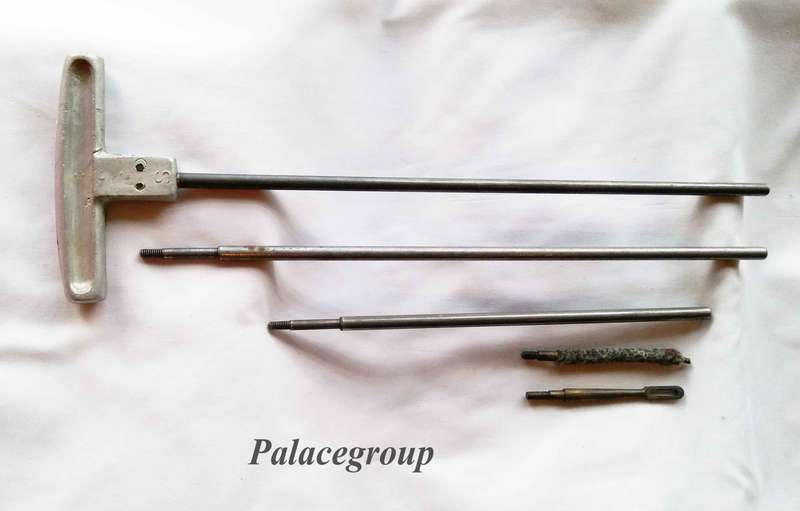 1 x Rifle Cleaning Rod Kit, 3 X Rods (6.3mm x 77cm) With Green Pouch,  See Below
