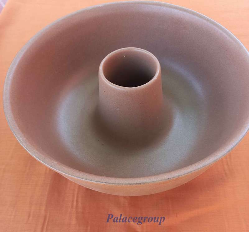 Argilla Pottery Art, Sandstorm Red Clay, Round Cake Mould, Diameter 265mm, Height ±93mm