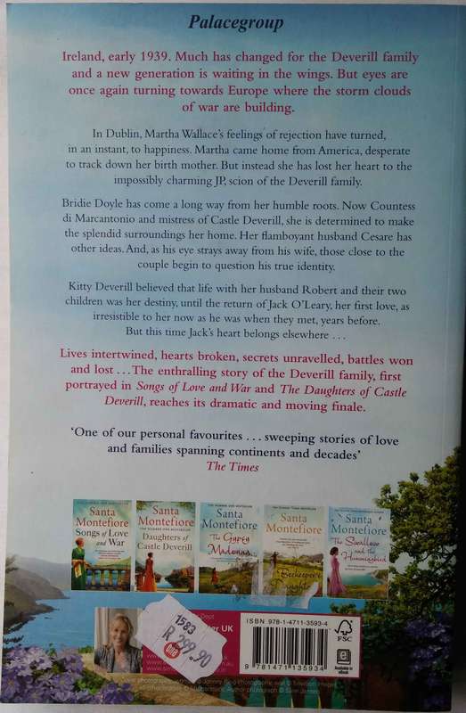 Santa Montefiore - The Last Secret Of The Deverills, The Number One Bestseller, 452pg, Paperback