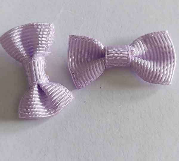 Embellishments, Fabric, Bow, Purple, 13mm x 25mm, 2pc