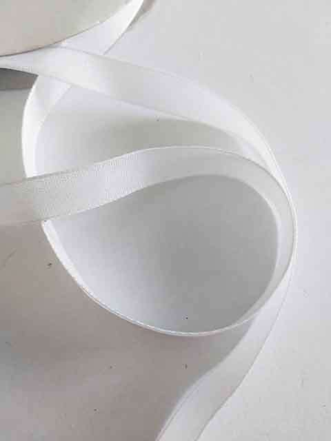 Satin Ribbon, White, 10mm Wide, 1pc / 1 meter