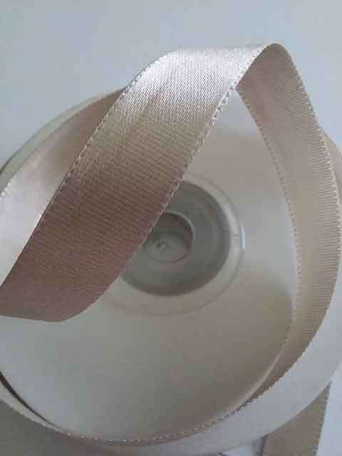 Satin Ribbon, Light Brown, 16mm Wide, 1pc / 1 meter
