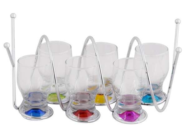 Spiral Stand & Shot Glasses