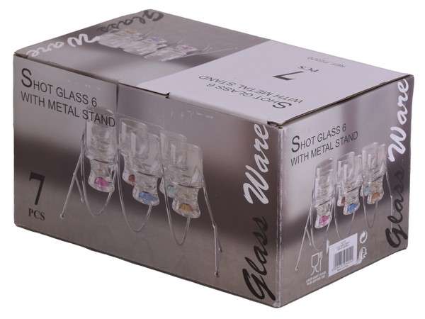 Spiral Stand & Shot Glasses