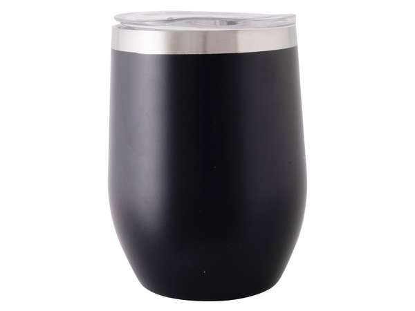 300ml Double Wall Coffee / Wine Tumbler black