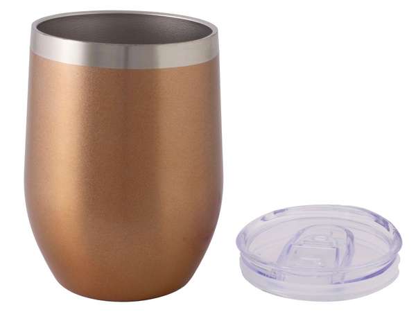 300ml Double Wall Coffee / Wine Tumbler copper