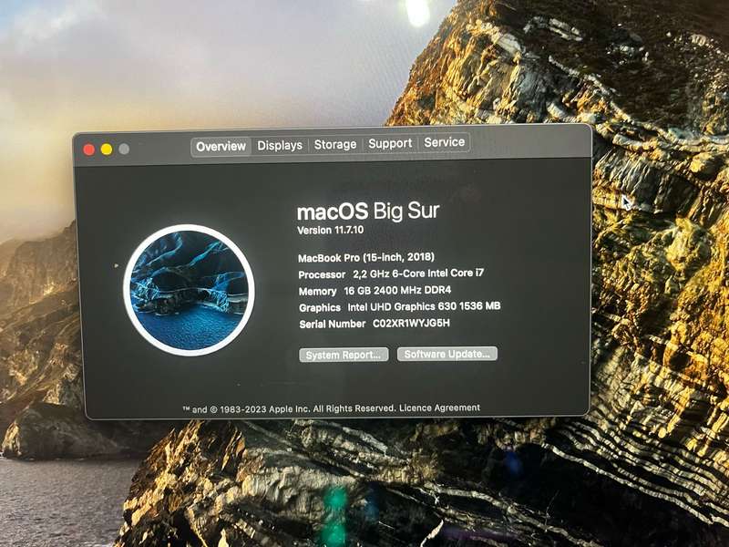 Macbook Pro 15" i7 | A1990 2018