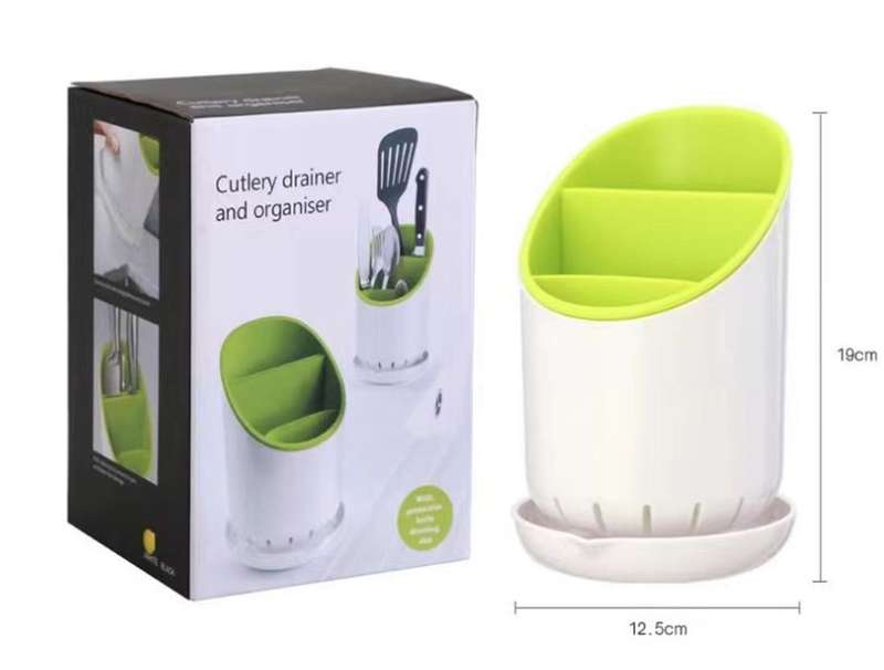 Kitchen Compact Cutlery Drainer and Organizer