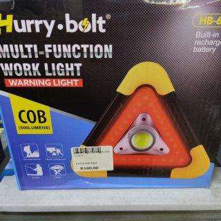 Portable Triangle Warning Light LED Battery Powered