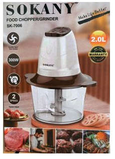SOKANY FOOD CHOPPER/GRINDER