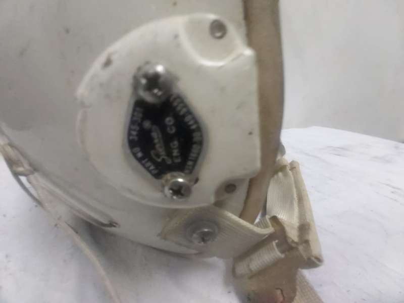 VINTAGE PILOT HELMET WITH EARPHONES