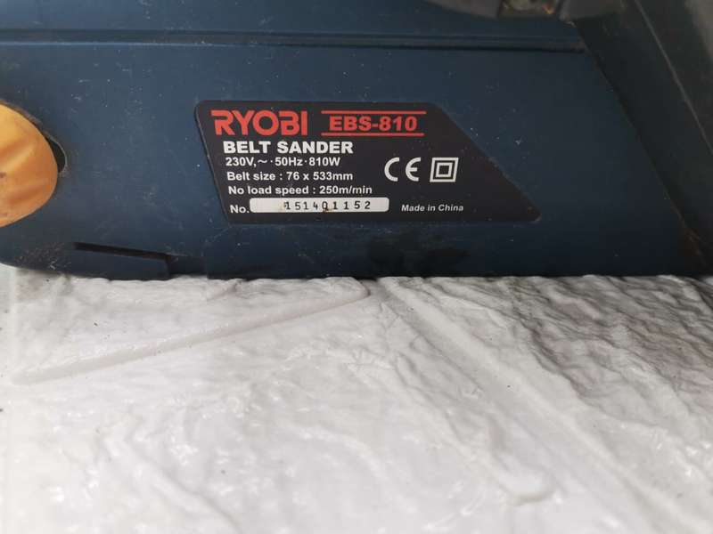 RYOBI EBS-810 BELT SANDER---PURE VALUE FOR MONEY