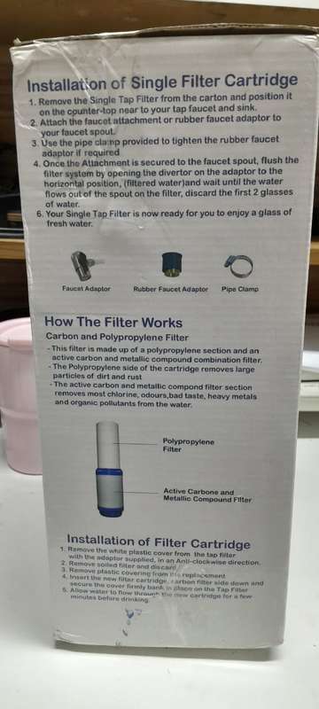 THE WATER WELL SINGLE FILTER CARTRIDGE