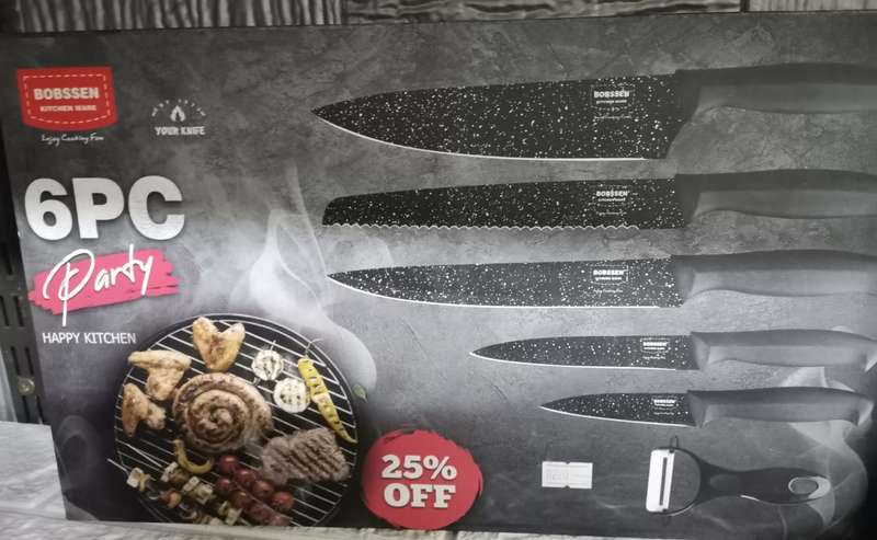 Bobssen Kitchen Knives Set - 6 Pieces