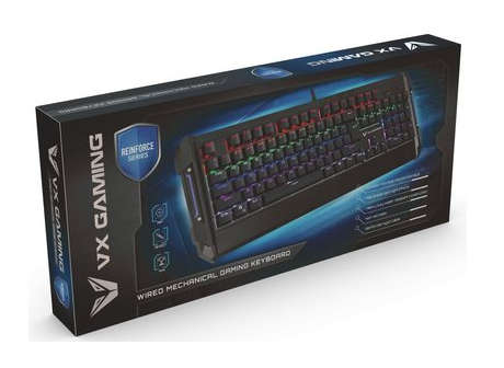 VX Gaming Reinforce Mechanical Rainbow Lighting Keyboard