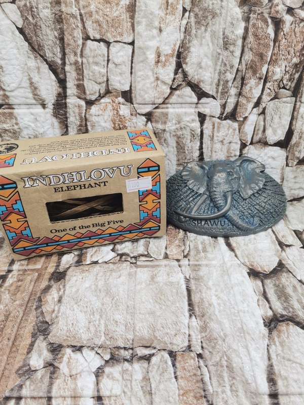 INYATHI BIG FIVE - BELT BUCKLE ---ELEPHANT