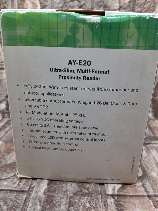 ROSSLARE ULTRA SLIM PROXIMITY READER