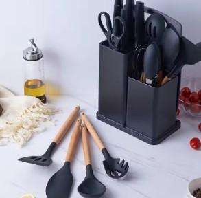 12 PC SILICONE WITH KNIFE SET