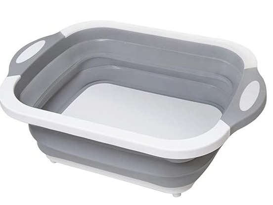 Mop Bucket, Household Folding Wash Basin Portable Sink Foot Bucket Washbasin Plastic Foldable Basin