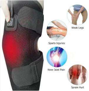 KNEE HEATING PAD Experience targeted pain relief and muscle relaxation with the USB Rechargeable