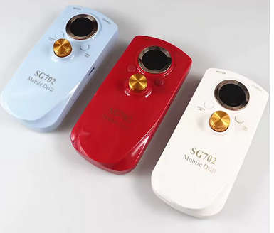 Rechargeable nail polishing machine, 35000 RPM portable device for manicure, Gel polisher with full