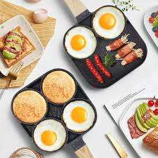 4 HOLE EGG PAN---BREAKFAST IN A MINUTE