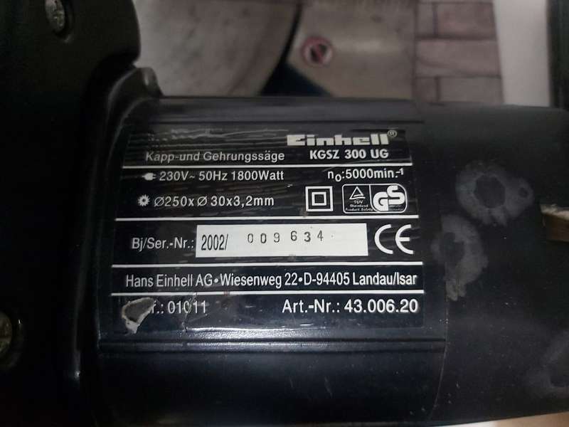 Sega radiale einhell kgsz 300/1 - MITRE SAW