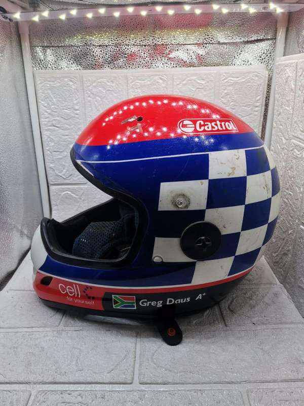 CASTROL MOTORBIKE HELMET RED
