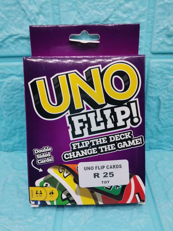 UNO Flip! Card Game, Mattel Double Sided Deck