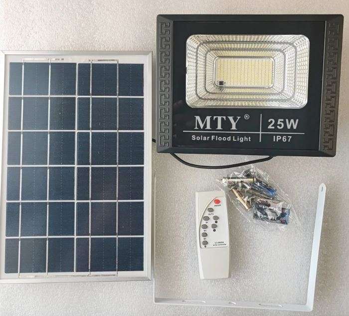MTY-554025 25Watt Solar LED Outdoor Floodlight