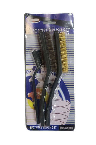 3 Piece Wire Brush Set