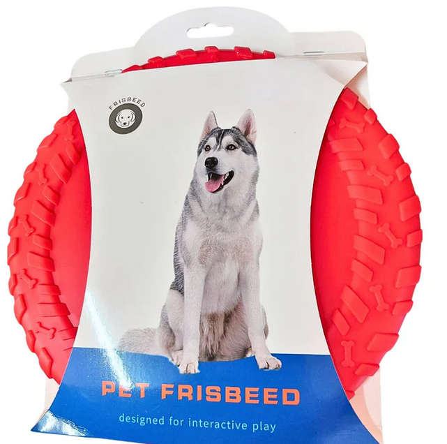 Pet Frisbee RED & BLUE COLORS