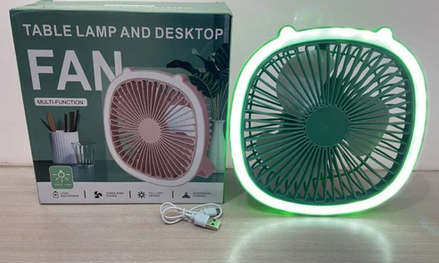 Multifunction Table Lamp Desktop Fan