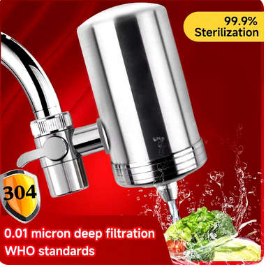 Kitchen Stainless Steel Faucet Water Filter Pre Filter Purifier Household Tap Water Direct Drinking