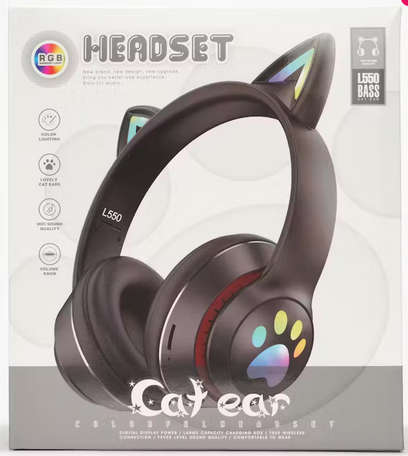 CatKitWireless Cat Ear LED Headphones