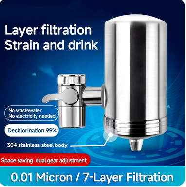 Kitchen Stainless Steel Faucet Water Filter Pre Filter Purifier Household Tap Water Direct Drinking