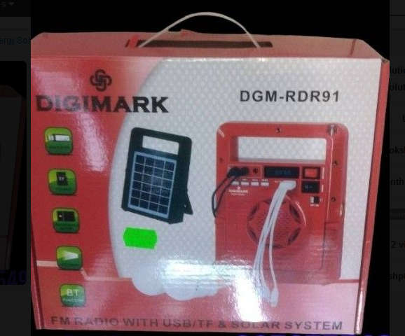 Digimark solar fm radio