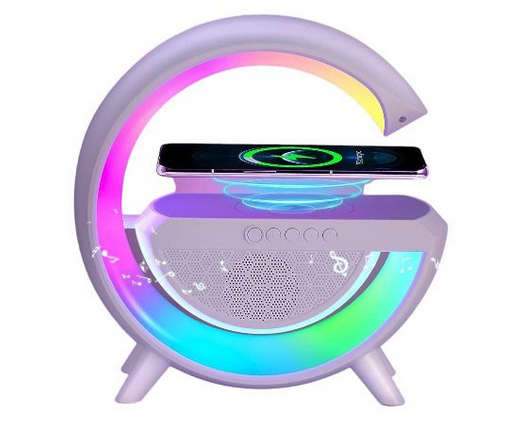 LED Wireless Charging Speaker and Radio - BT-2301