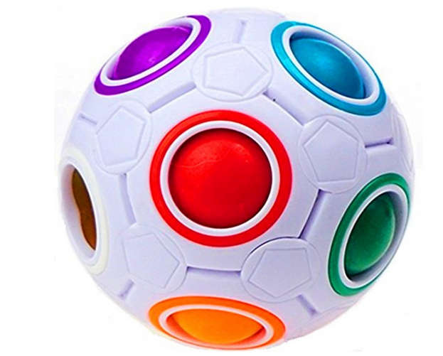 EDUCATIONAL RAINBOW BALL CUBE