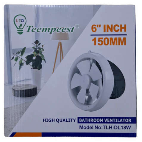 6" Inch 150mm Bathroom Ventilator