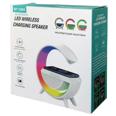LED Wireless Charging Speaker and Radio - BT-2301