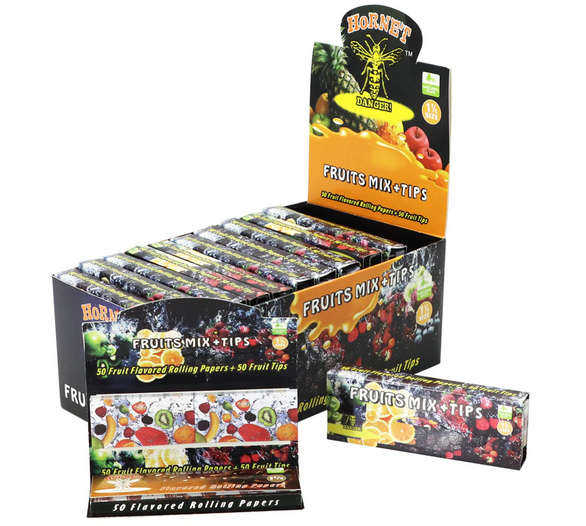 Hornet 78mm Mix Fruit Flavors Rolling Papers
