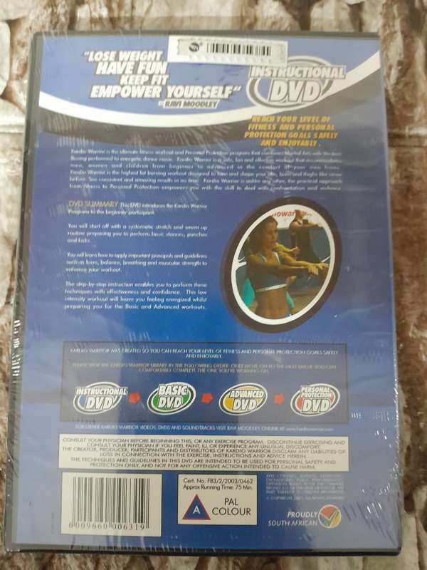 INSTRUCTIONAL FITNESS DVD DISC