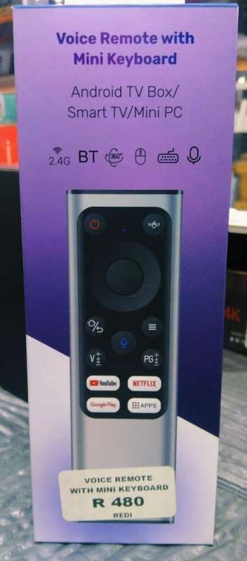 Voice Remote with Mini Keyboard